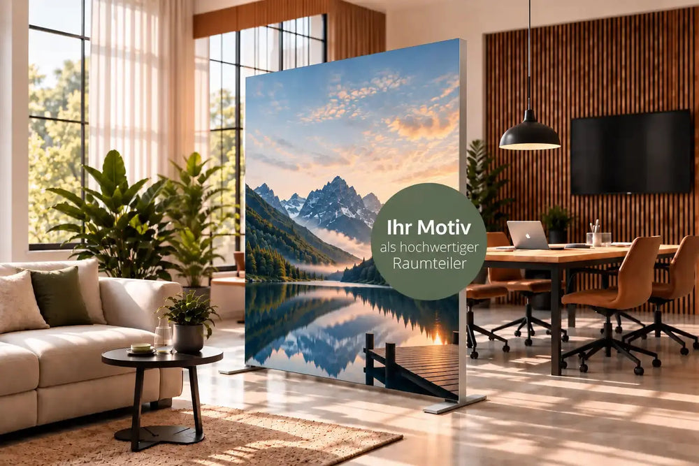 Akustik Raumteiler Corporate Design