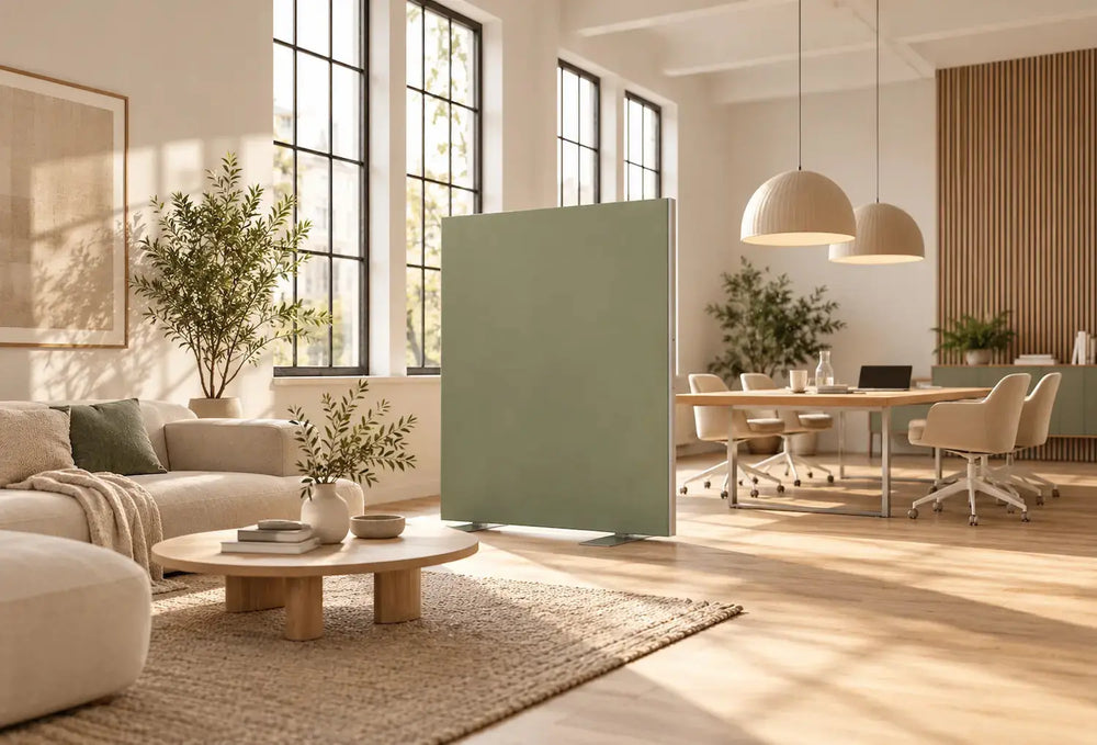 Akustik Raumteiler Corporate Design Farben
