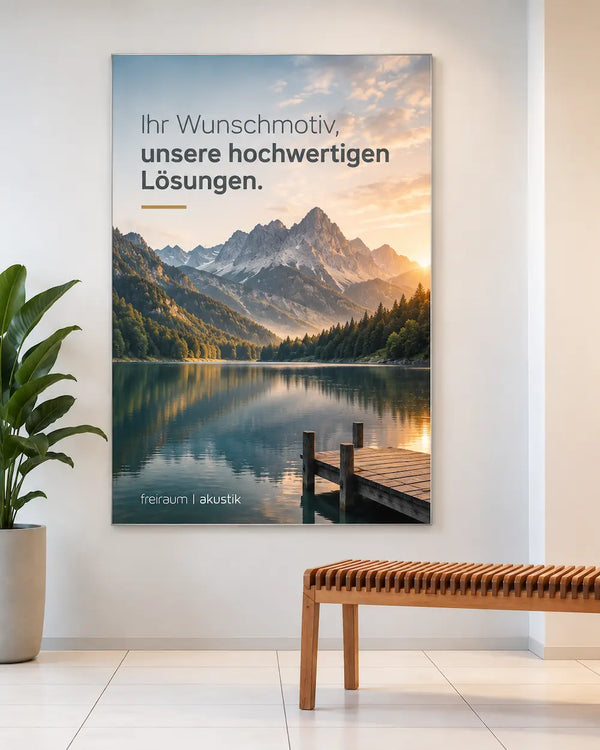 Akustikbild mit eigenem Motiv vom Kunde