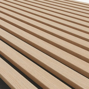Akustikpaneel aus Eiche im Detail