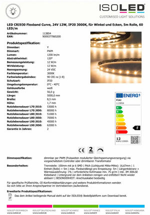 LED-Beleuchtung für Deckensegel pro laufender Meter Rahmen freiraum Akustik