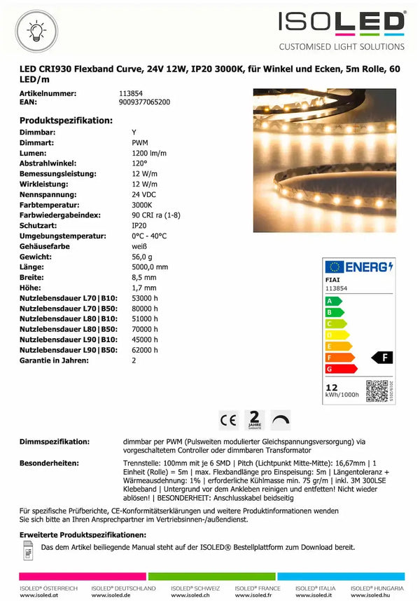 LED-Beleuchtung für Deckensegel pro laufender Meter Rahmen freiraum Akustik