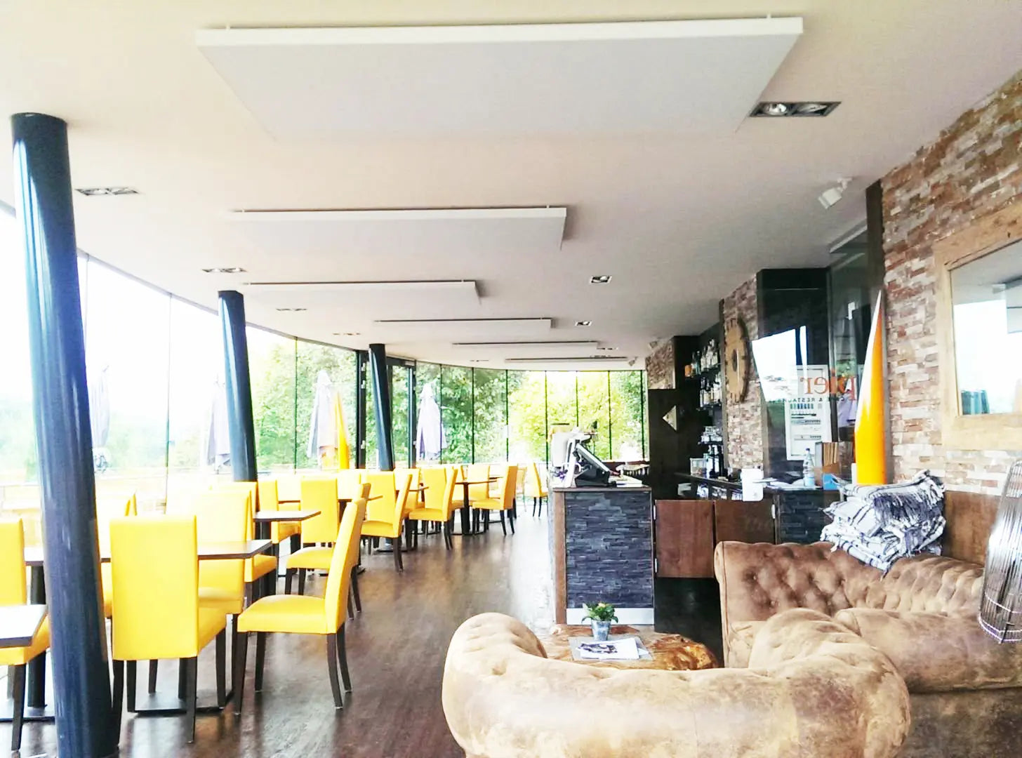 Deckensegel Restaurant