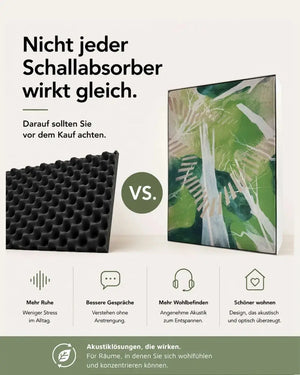 Akustikbild silberner Rahmen eigenes Motiv vom Kunden freiraum Akustik