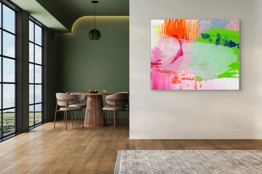 Akustikbild mit Kunst "0158" freiraum Akustik