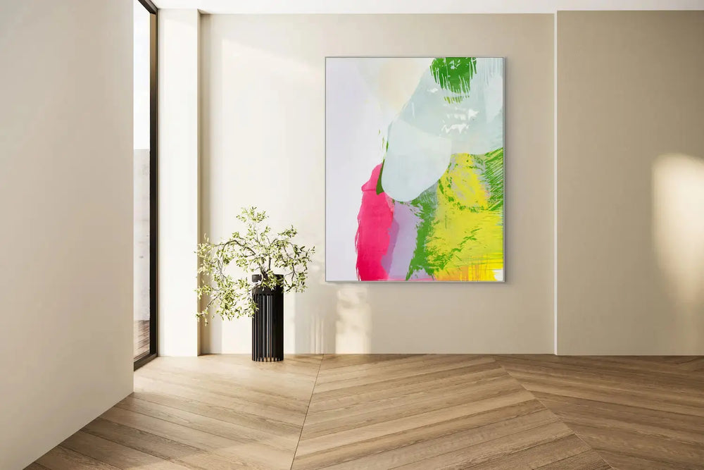 Akustikbild mit Kunst "0002" freiraum Akustik