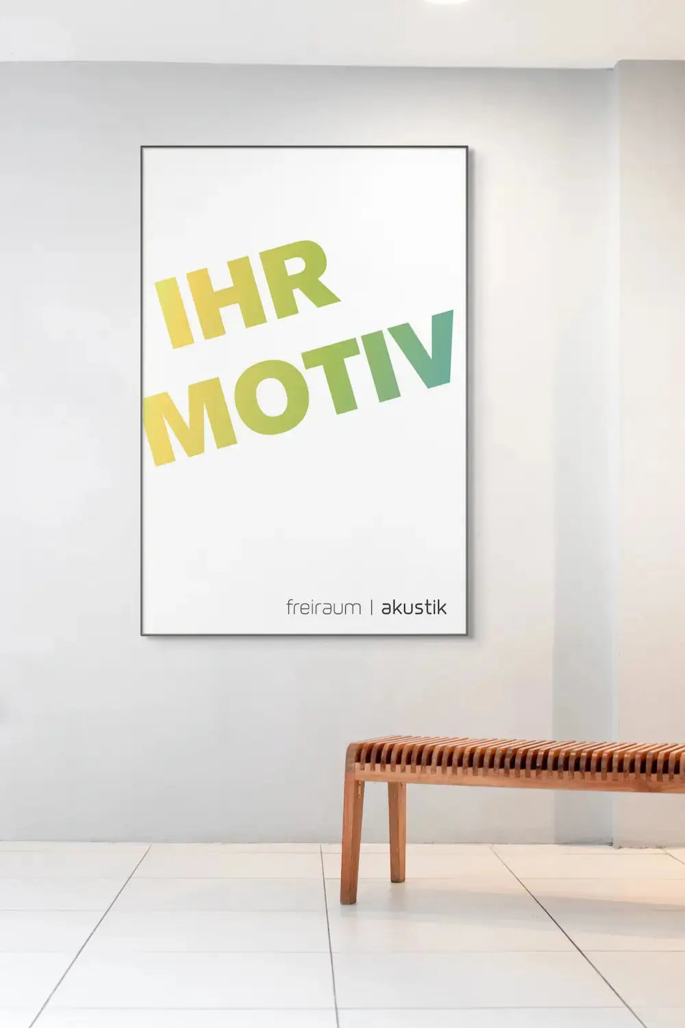 Akustikbilder-schwarzer-rahmen-ihr motiv