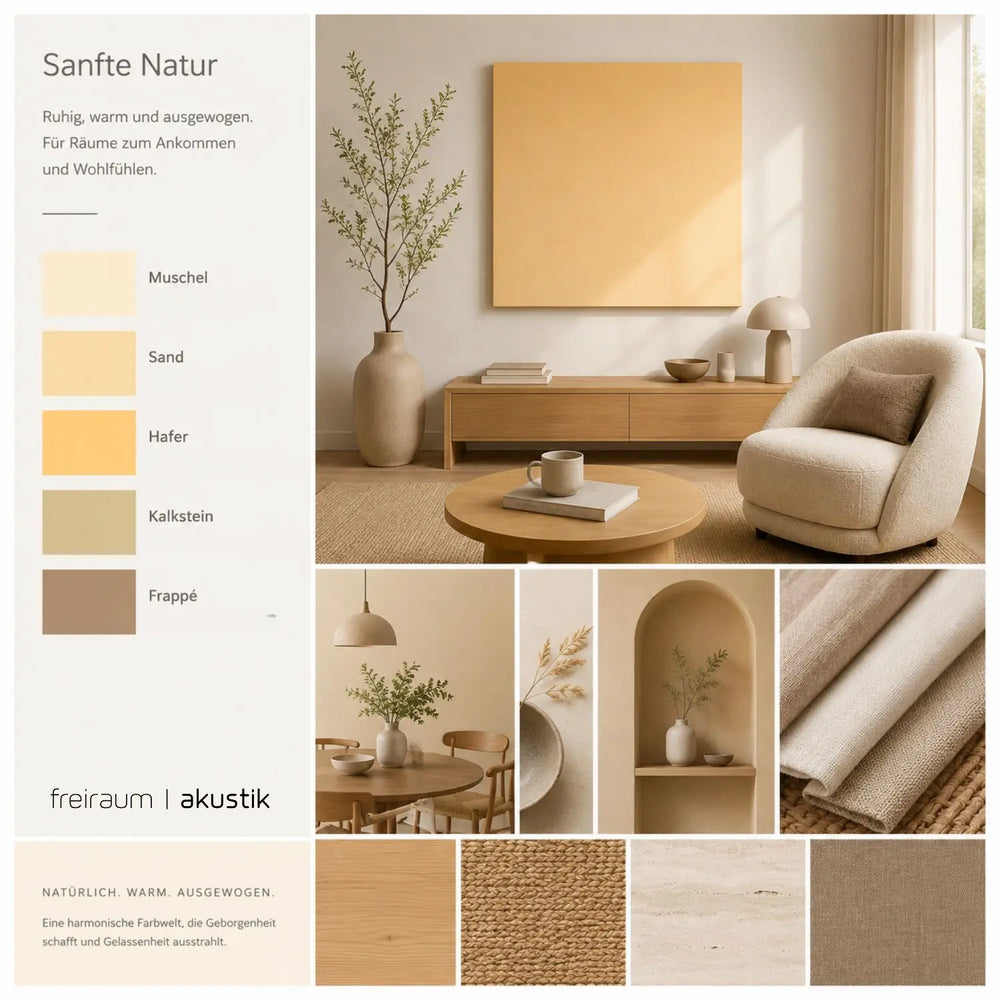 Wohnzimmer Raumgestaltung sanfte Farben