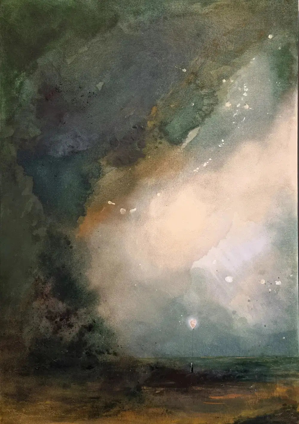 Schallabsorbierendes Akustikbilder mit Kunst von Stefanie Hagemann