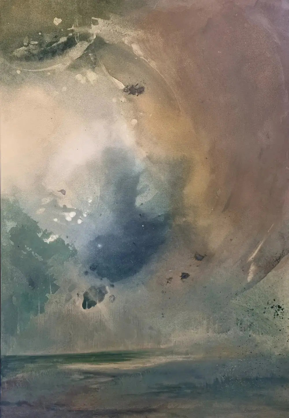 Schallabsorbierendes Akustikbilder mit Kunst von Stefanie Hagemann